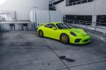 Porsche 911 GT3 Acid Green on ADV.1 Wheels (ADV5.0 TRACK SPEC CS) 2019 года